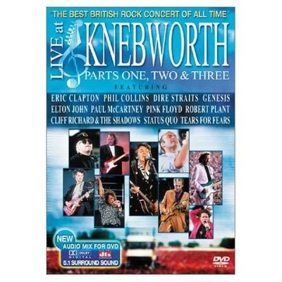 Live at Knebworth, Parts 1, 2 & 3 (DVD) Eric Clapton Cliff Richard & The Shadows
