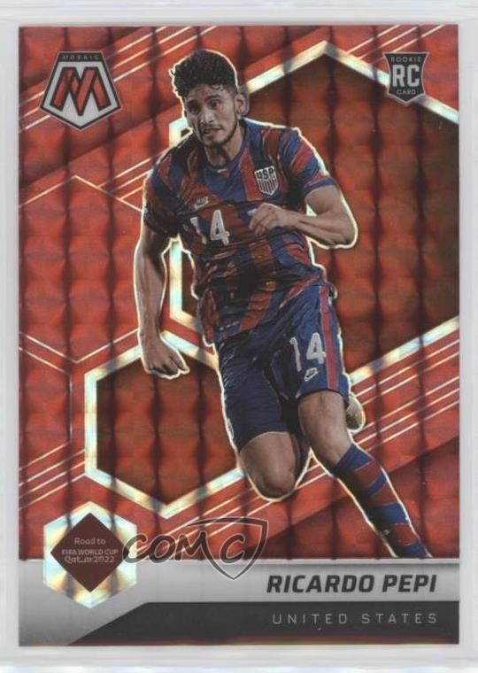 2021-22 Panini Mosaic FIFA Road to World Cup Red Prizm Ricardo Pepi #99 0kr0