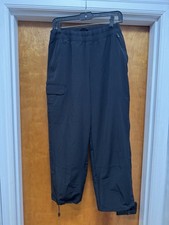 Athleta Women s Black Jogger Pants Drawstring Elastic Waist Pockets Size M