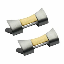 OYSTER WATCH BAND ENDPIECE FOR ROLEX SUBMARINER 16800 16808 20MM REAL GOLD 14K/S