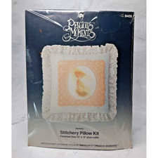 Vintage Paragon Precious Moments Stitchery Pillow Kit Serenity 8409 12x12