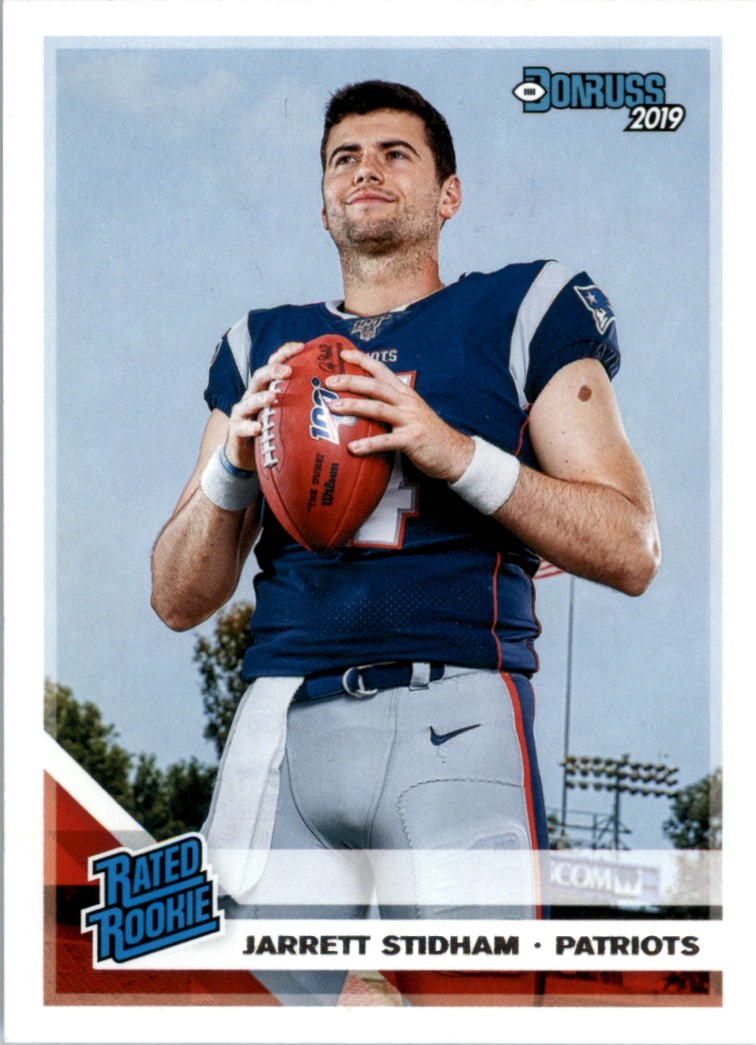 2019 Donruss Aqueous Test #307 Jarrett Stidham RR - FB