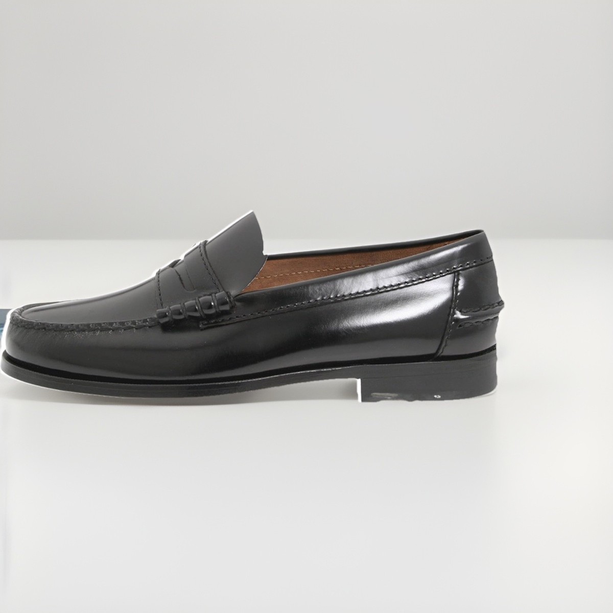 Florsheim Berkley Black Smooth Leather Flex Moc Toe Penny  display picture 2