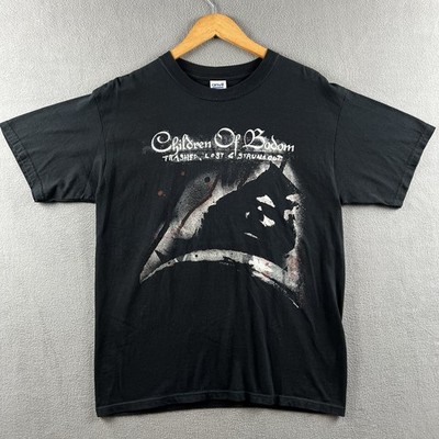 Vintage Children of Bodom Shirt Mens Large Black Trashed Lost And Strungout Y2K