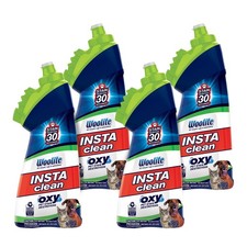 Bissell InstaClean Oxy Pet Spot and Stain Remover with Brush Head, 4 pack, 17...
