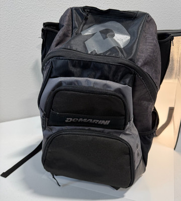DeMarini Voodoo OG Backpack Charcoal Grey Black Baseball Softball Bag 