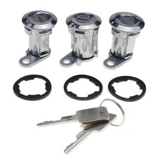 3x New Door Lock Cylinders With Keys For Jeep Wrangler Yj 8122874k3 3x New Door Lock Cylinders With Keys For Jeep Wrangler Yj 8122874k3