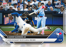 2025 Topps Now 909 Vladimir Guerrero Jr. Toronto Blue Jays World Series HR Mark