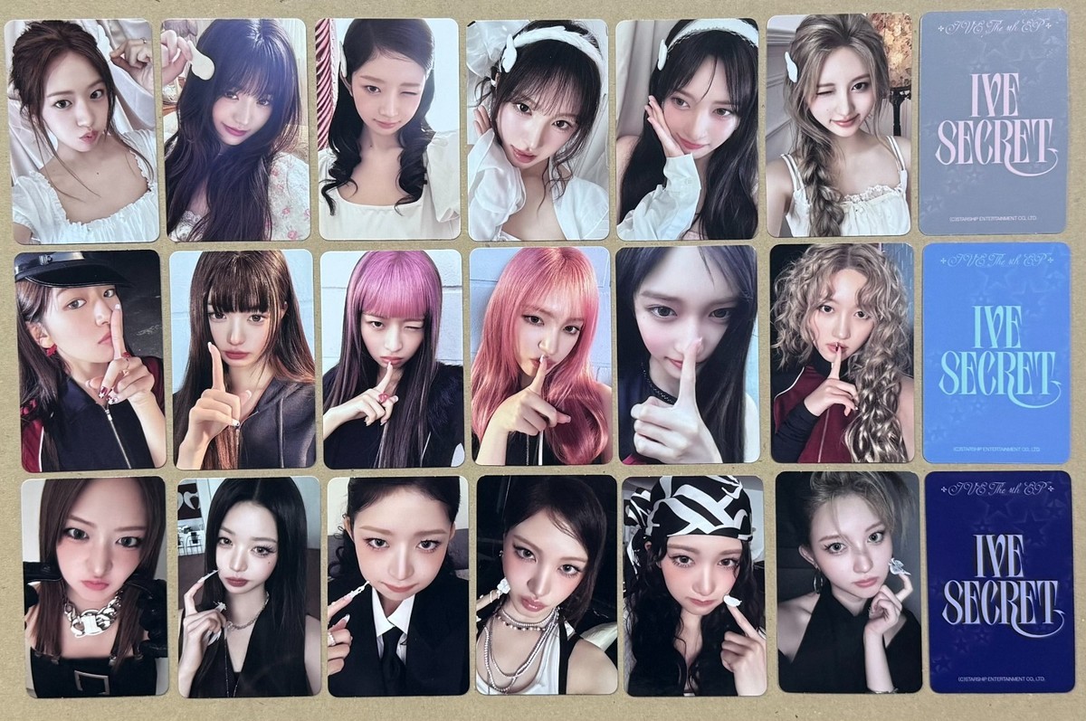 IVE THE 4TH EP IVE SECRET STARSHIP SQUARE POB PHOTOCARD PHOTO CARD