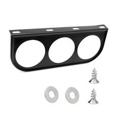 52mm Car Dual Gauge Mount Bracket Pod, 2-1/16" Dashboard Instrument 3Mount