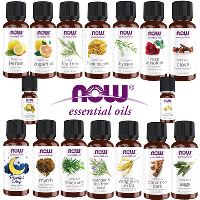 NOW Foods Essential Oil 1 oz for Diffuser Improve Mood Health FRESH!