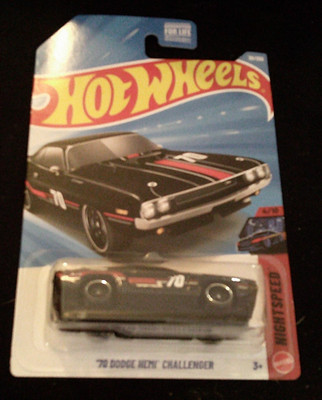 2026 Hot Wheels #36 Nightspeed 4/10 '70 DODGE HEMI CHALLENGER Black Near Mint