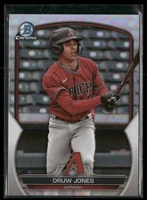 Druw Jones Rookie 2023 Bowman Draft Chrome Refractors Arizona Diamondbacks