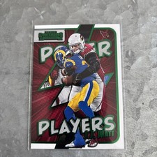 2022 Panini Contenders - Power Players J.J. Watt #PWR-JJW Emerald