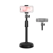 Webcam Stand, 12.6 Inch Cam Stand for Desk, Adjustable Webcam Mount Stand for...