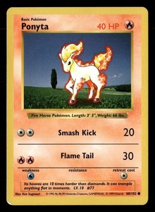 1995 ponyta pokemon card 1999 Game #60 1st Edition Price Guide switch Blaines Ponyta with 1 of your Benched Pokmon Ponyta #60 Prices | Pokemon
