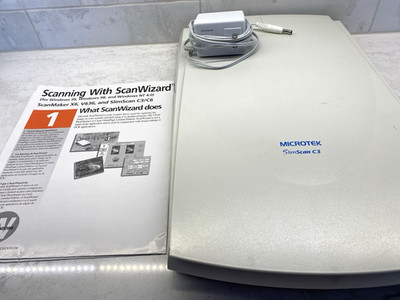 Preowned MICROTEK ScanWizard Flatbed Scanner-Never used item.