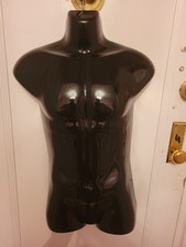 Black And Male Hanging Mannequins, Featuring a Hollow Back Design for Stacking,