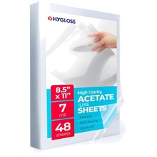 Clear Plastic Sheet for Crafts  Projects - 48 Count