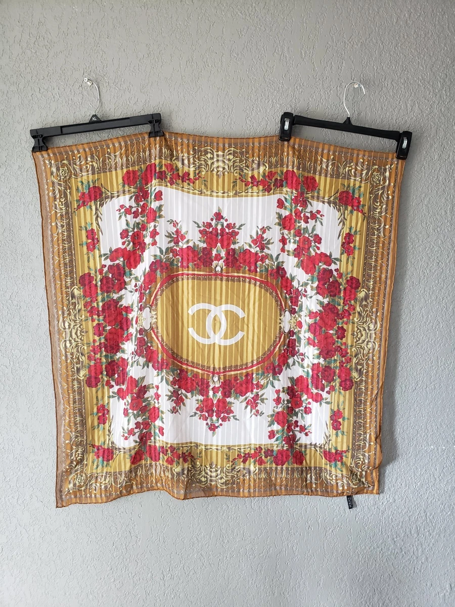CHANEL Silk Scarves & Wraps for Women with Vintage for sale - eBay