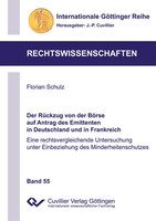Florian Schulz | Der RüCkzug Von Der BöRse Auf Antrag Des Emittenten In...