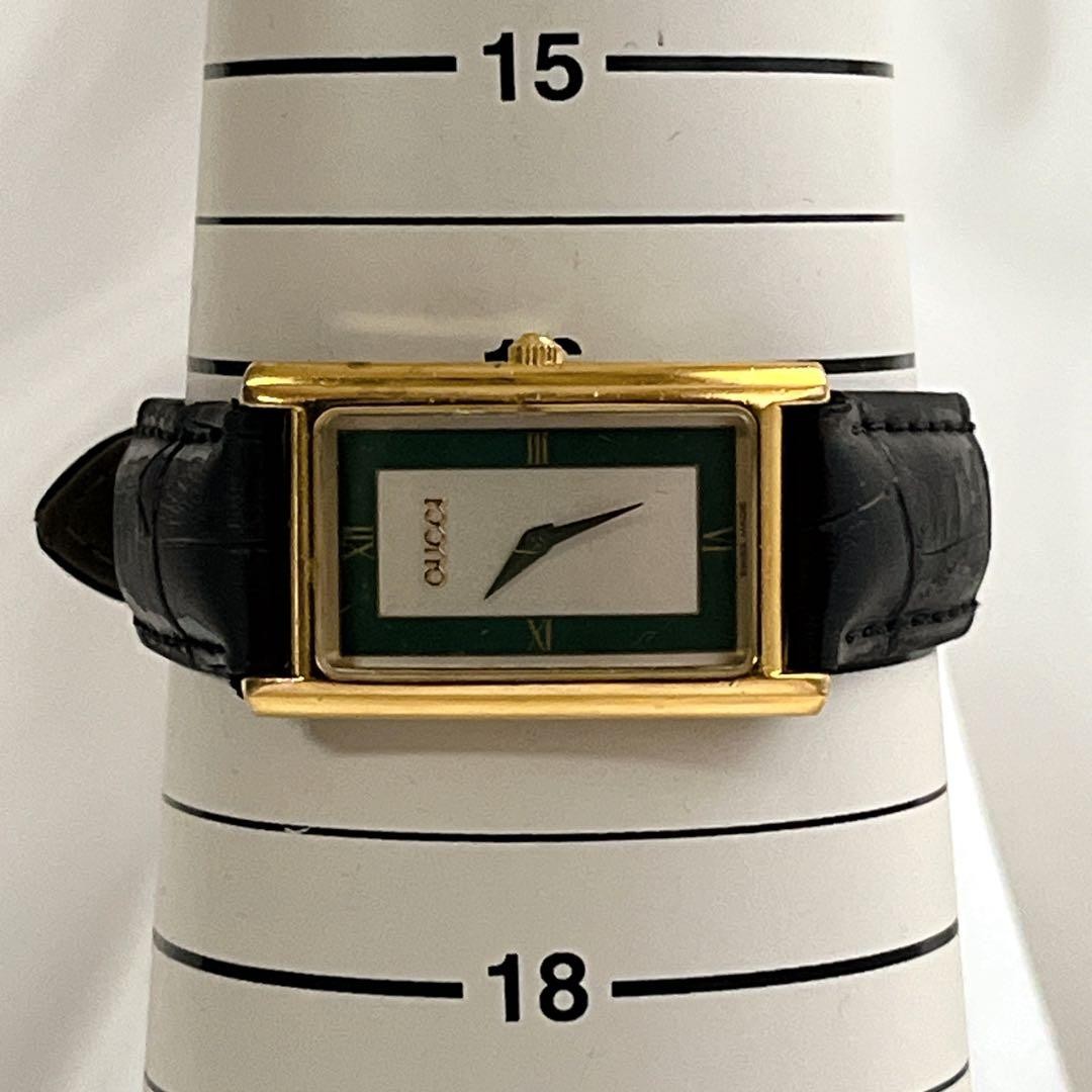 Working Item Old Gucci Watch Rectangular Square W… - image 12