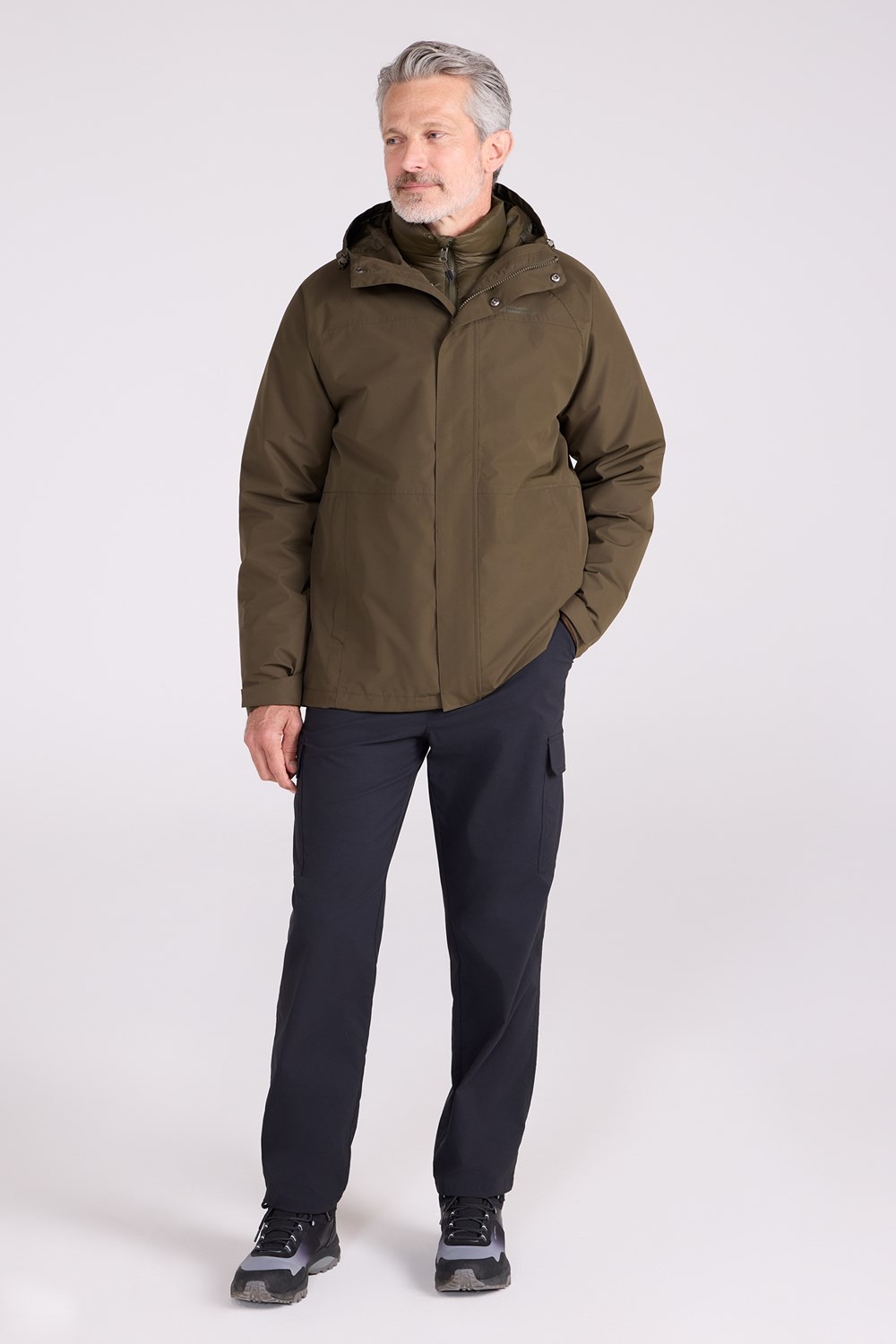 Mountain Warehouse Mens Alaskan Extreme 3 In 1 Waterproof Jacket - 3 In 1 Jacket image 5