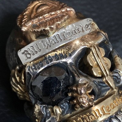 BWL 2skulls ring Bill Wall Leather ガボール Bill Wall Leather Large Ring BWL Japan | eBay