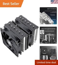 Peerless Assassin 120 SE CPU Air Cooler with 6 Heat Pipes and Dual Fans