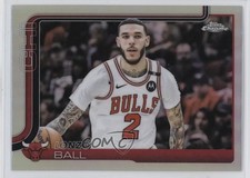 2025-26 Topps Chrome Refractor Lonzo Ball (Missing Refractor Text) #38 1r9o
