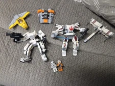 LOT* LEGO Star Wars: Stormtrooper Mech (75370) & (75390) Luke Skywalker + Xtras