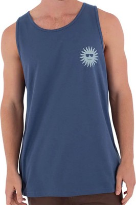 HURLEY Shirt Tshirt Oberteil PRINTING PRESS FOMO Tanktop 2026 grey teal Oberteil