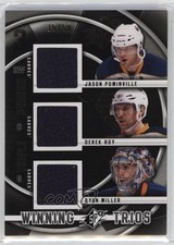 2011 SPx Winning Trios 35/50 Ryan Miller Jason Pominville Derek Roy #WT-PRM k4s
