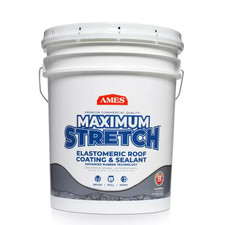 5 Gal. White Maximum-Stretch Rubber and Acrylic Reflective Roof Coating