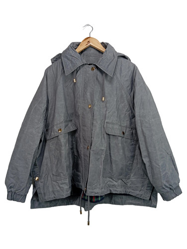 Zara Giacca Outdoor Donna Grigia Cotone con Cappuccio (IT 42, EU 38)