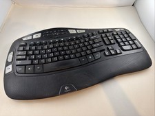 Logitech Wireless Wave K350 Ergonomic Keyboar...