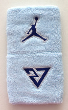 Nike MLB Wristbands Baseball Player #27 Vladimir Guerrero Celestine Blue