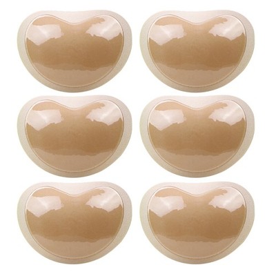 3 Pairs Push Up Bra Pads Bra Pads Inserts Heart Shape Bra Cups Inserts Fillers