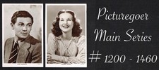 PICTUREGOER - Main Series ? FILM STAR ? 1930s Postcard Selection #1201 to #1460