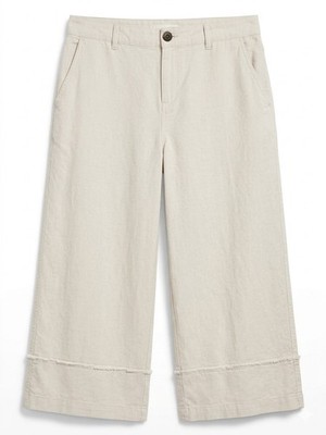 Fisherman LinenBlend Coulettes Neutral Summer Lightweight Euro Lagenlook Size 14