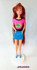 BARBIE Doll 1993 Glitter Hair Barbie Redhead #10968 Vintage Mattel.