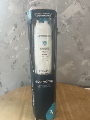 New Everydrop Ice and Water Refrigerator Filter 3  whirlpool maytag NEW