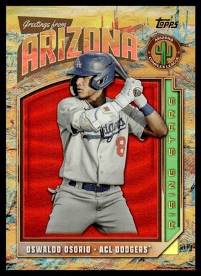 2024 Topps Pro Debut Complex League Rising Stars Orange Foil Oswaldo Osorio