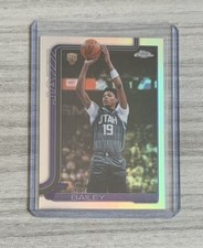 2026 Topps Chrome Updates Refractor #155 Ace Bailey RC Jazz