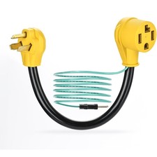 Dryer Adapter 4 Prong to 3 Prong, Convert Cord NEMA 10-30P 10-30P-14-30R Dryer