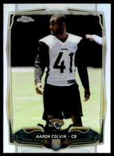 2014 Topps Chrome Aaron Colvin Rookie Jacksonville Jaguars #201
