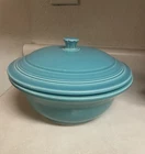 Fiestaware Turquoise Bowl with Lid 9 3/8" HLC