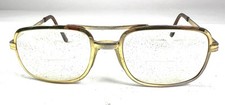 52-20 5 1/2" VINTAGE Gold Tone Eyeglasses Sunglasses PILOT-AVIATOR Frames Only