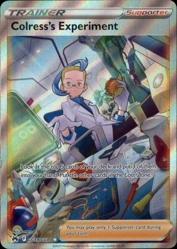 Colress's Experiment Crown Zenith: Galarian Gallery Ultra Rare GG59/GG70
