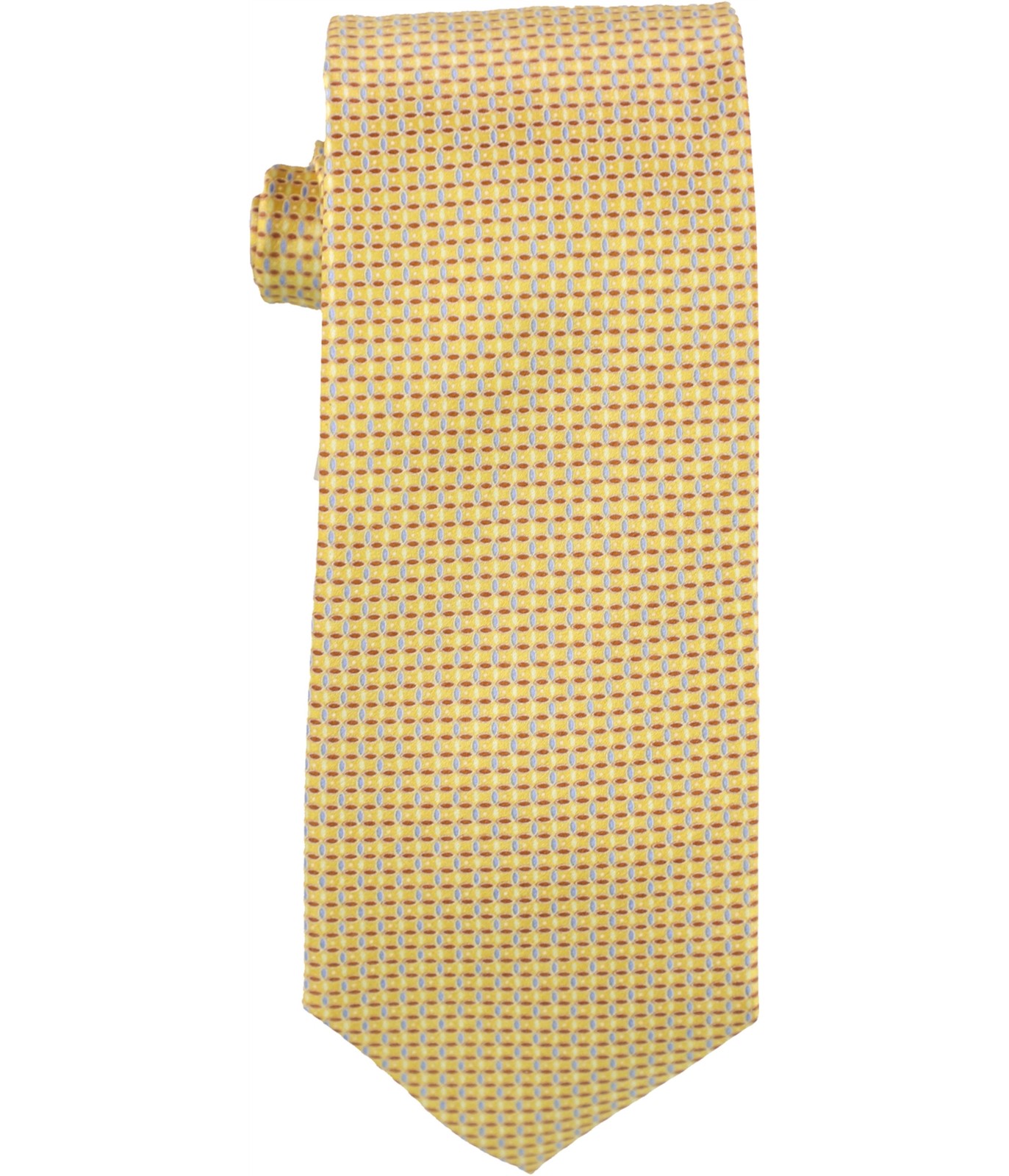 The Mens Store Mens Linked Circles Self-tied Necktie Yellow One Size 5490₽